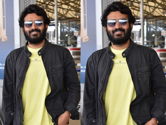 Kiran Abbavaram Spotted At Hyderabad Airport